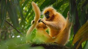 Which type of monkey found in north east india