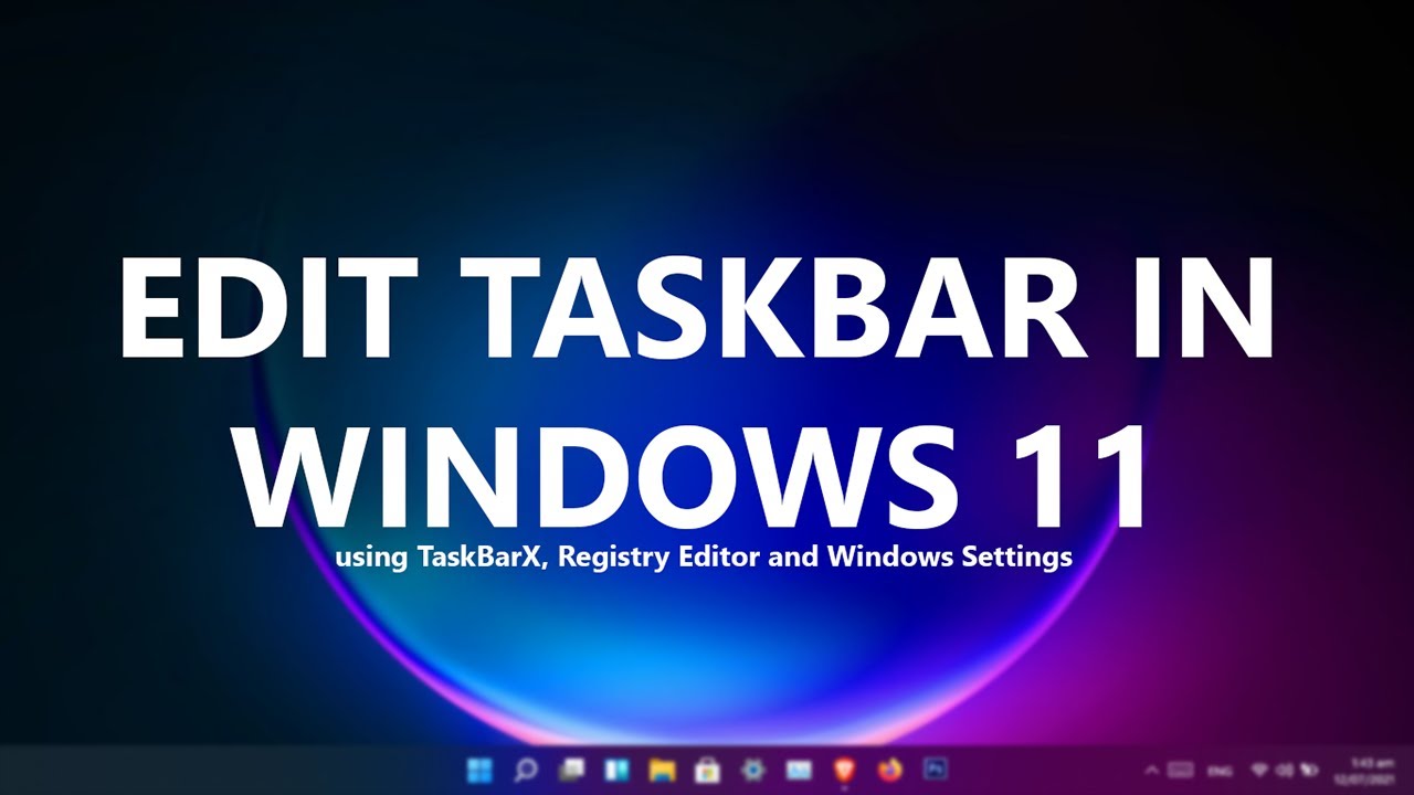 How to use taskbarx windows 11